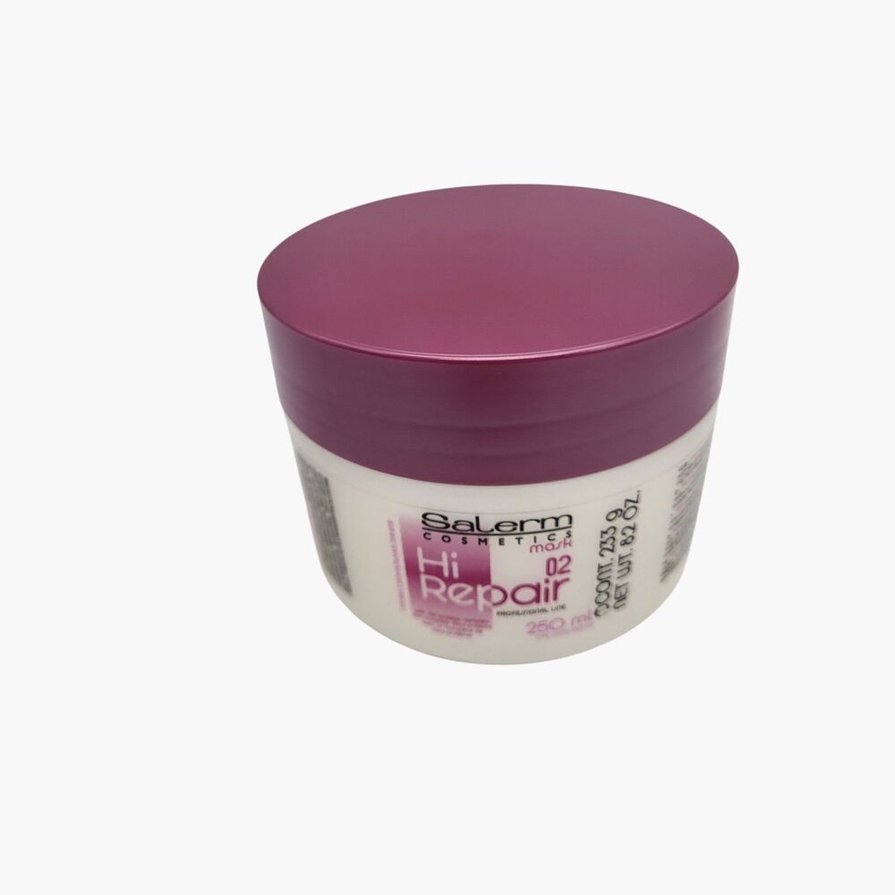 Salerm Hi Repair Mask 02 Damaged Dry Hair Treatment  250ml 8.2 oz